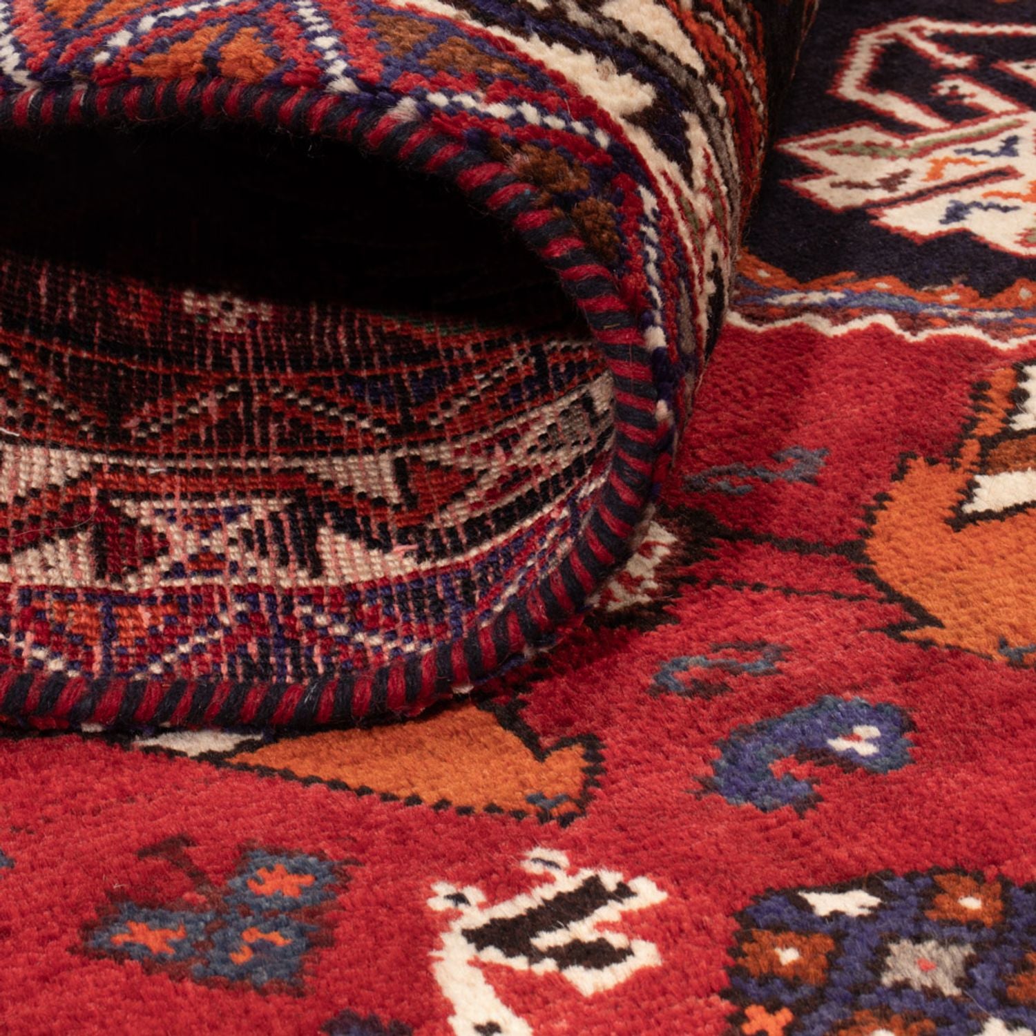 Alfombra persa - Nómada - 259 x 162 cm - rojo