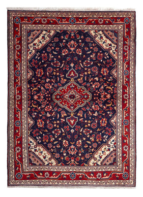 Alfombra persa - Nómada - 165 x 115 cm - azul oscuro