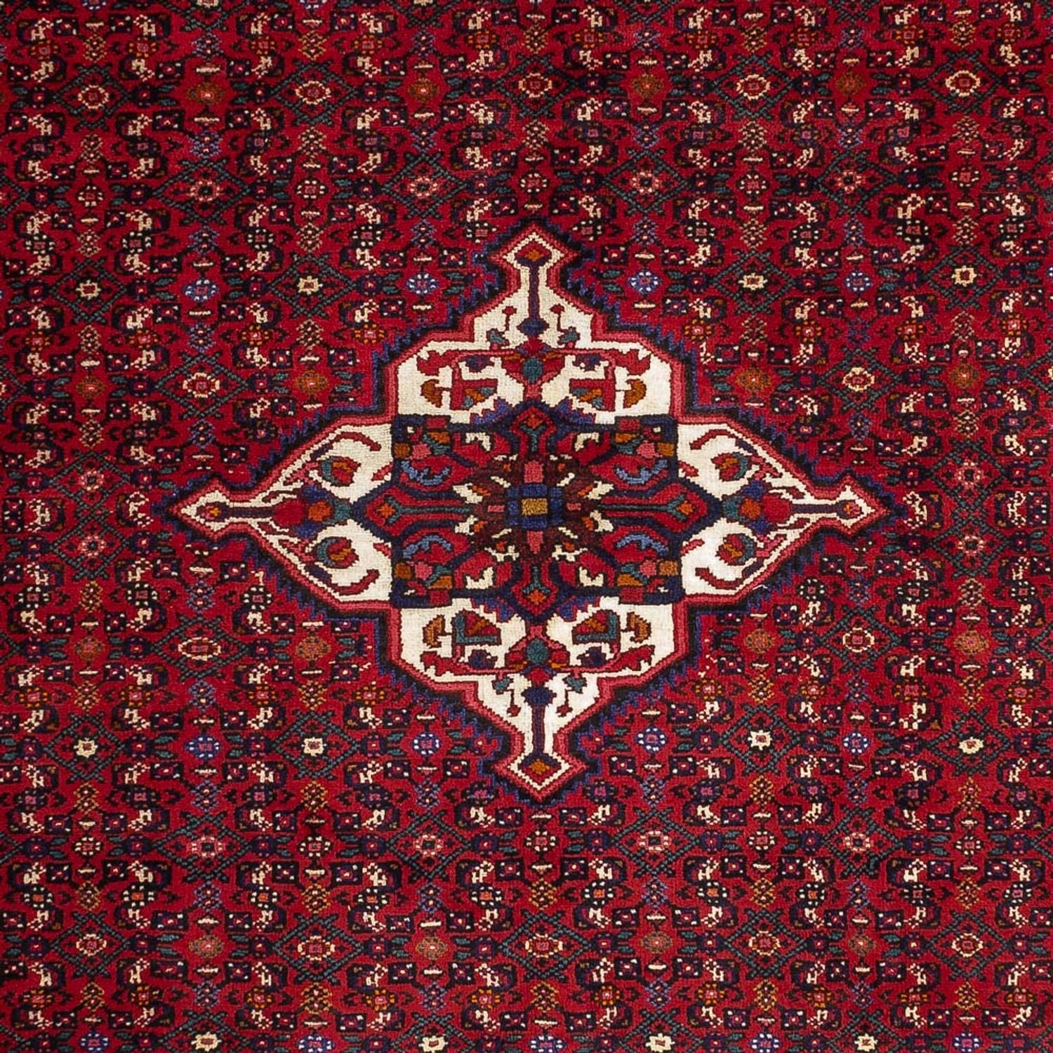 Alfombra persa - Nómada - 363 x 258 cm - rojo oscuro