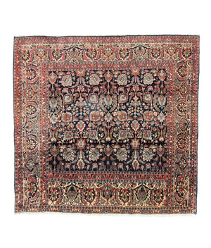 Alfombra persa - Bidjar cuadrado  - 197 x 187 cm - azul