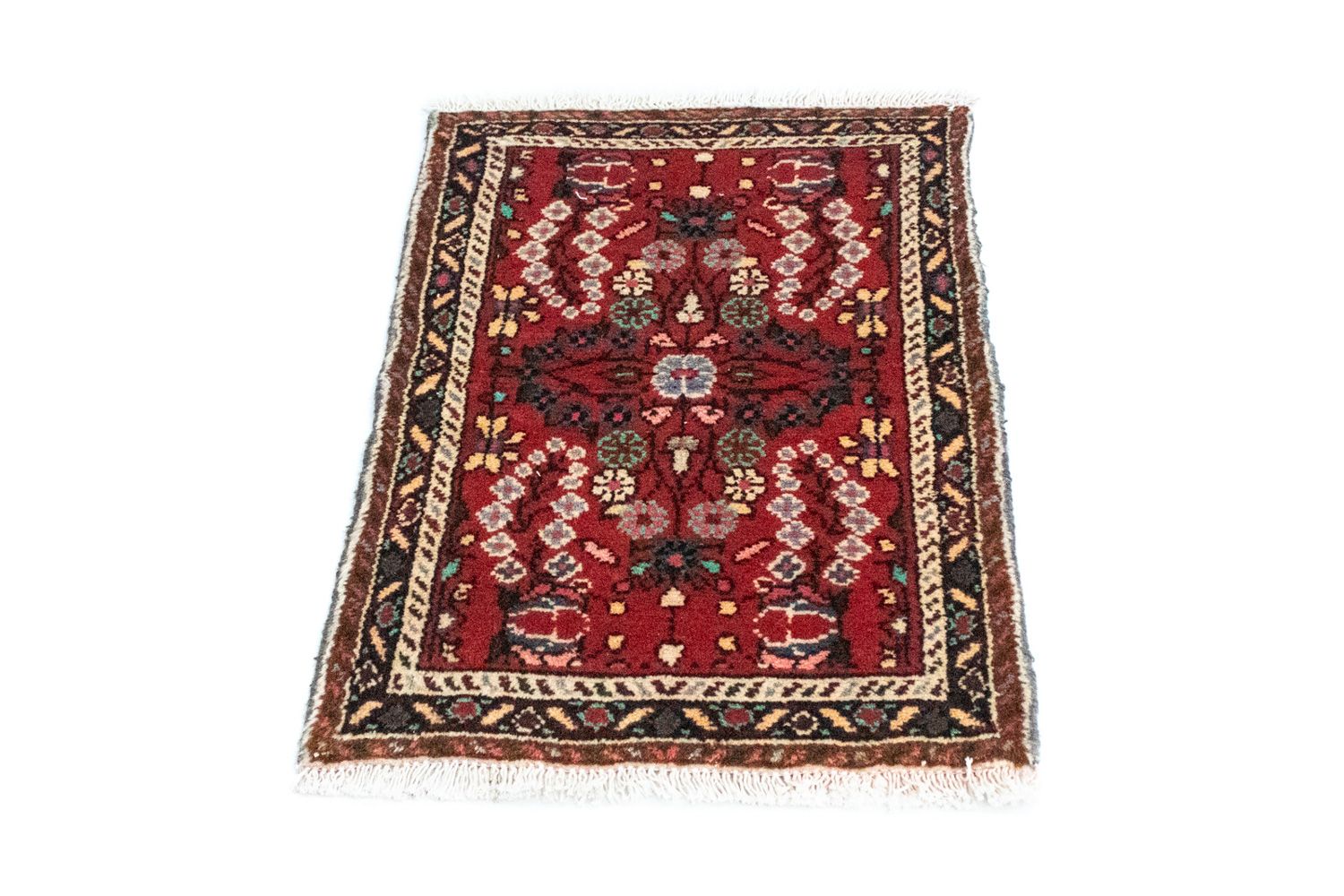 Alfombra persa - Nómada - 70 x 50 cm - rojo