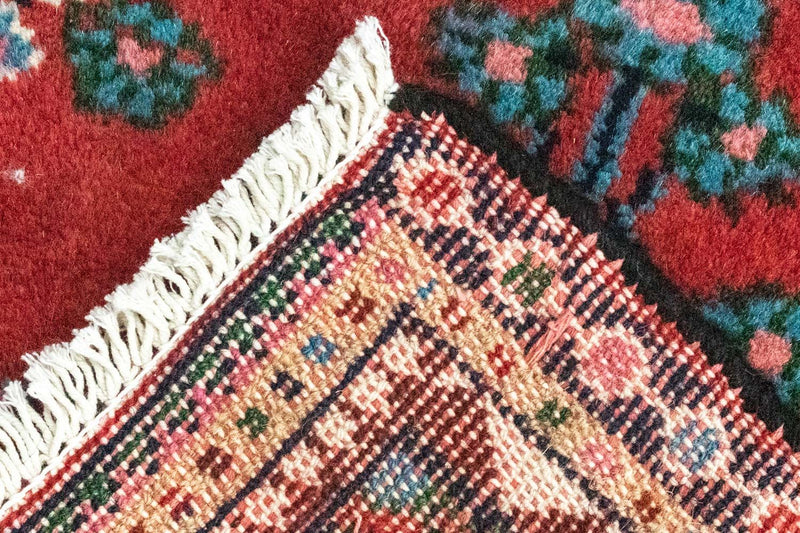 Alfombra persa - Nómada - 60 x 55 cm - rojo