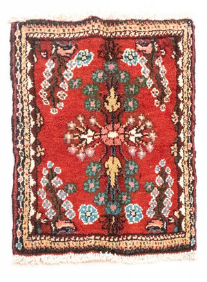 Alfombra persa - Nómada - 60 x 50 cm - rojo