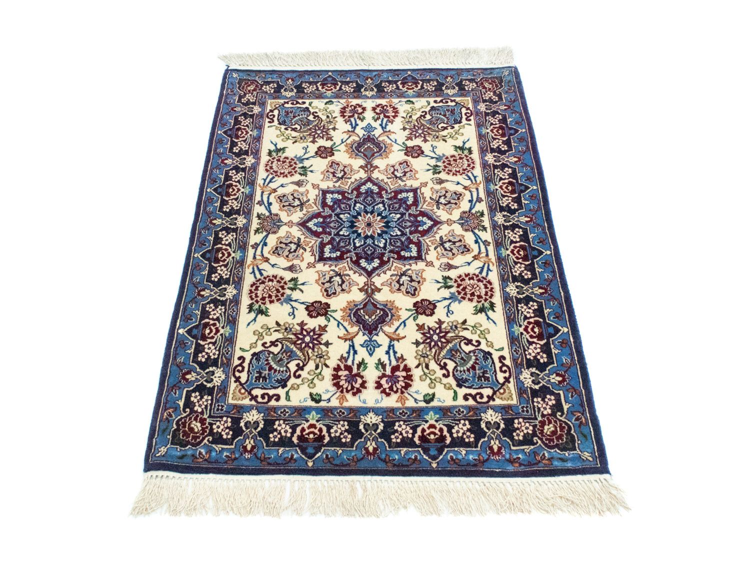 Alfombra Persa - Isfahan - Prima - 105 x 71 cm - azul