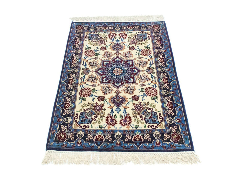 Alfombra Persa - Isfahan - Prima - 105 x 71 cm - azul