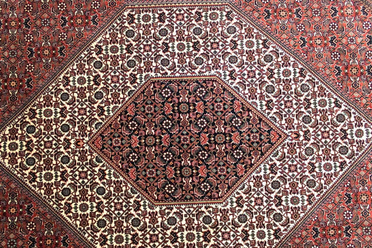 Alfombra persa - Bidjar - 308 x 255 cm - rojo