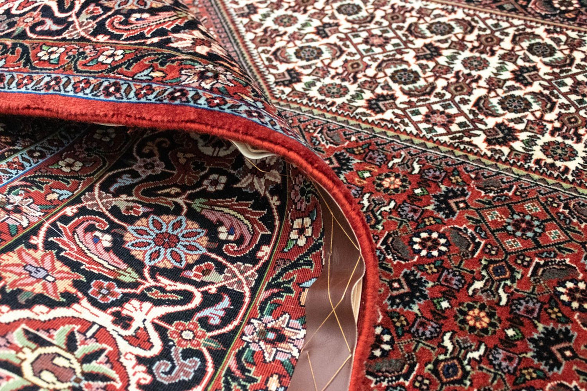 Alfombra persa - Bidjar - 308 x 255 cm - rojo