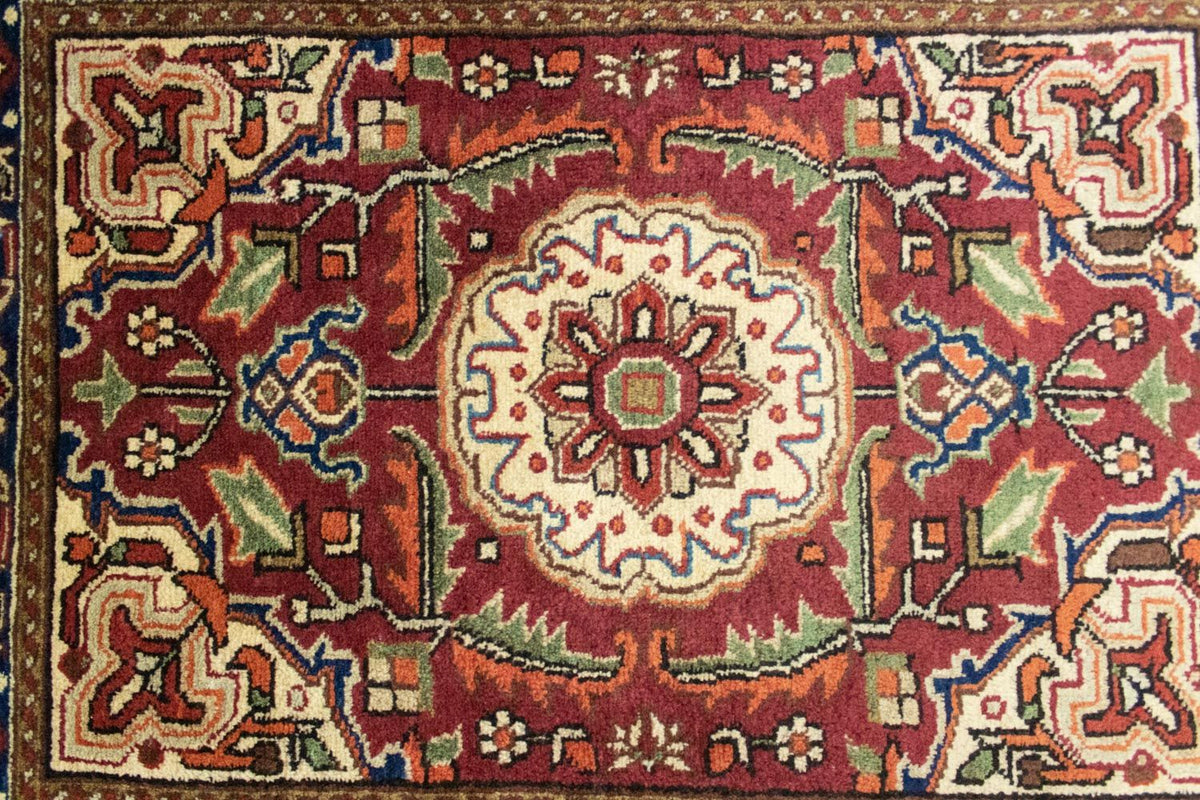 Alfombra persa - Nómada - 111 x 81 cm - marrón