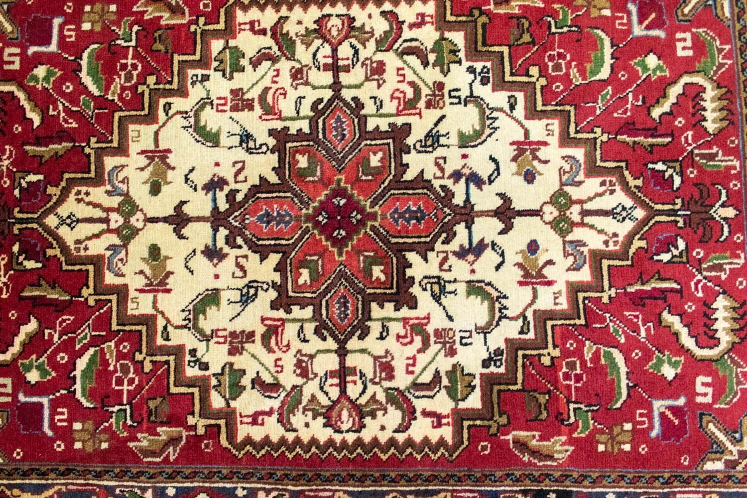 Alfombra persa - Nómada - 143 x 100 cm - rojo