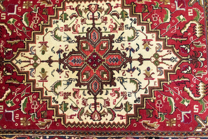 Alfombra persa - Nómada - 143 x 100 cm - rojo