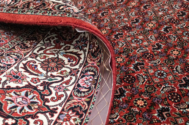 Alfombra persa - Bidjar - 301 x 256 cm - marrón