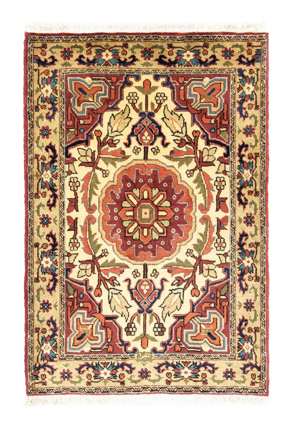 Alfombra persa - Nómada - 155 x 105 cm - beige