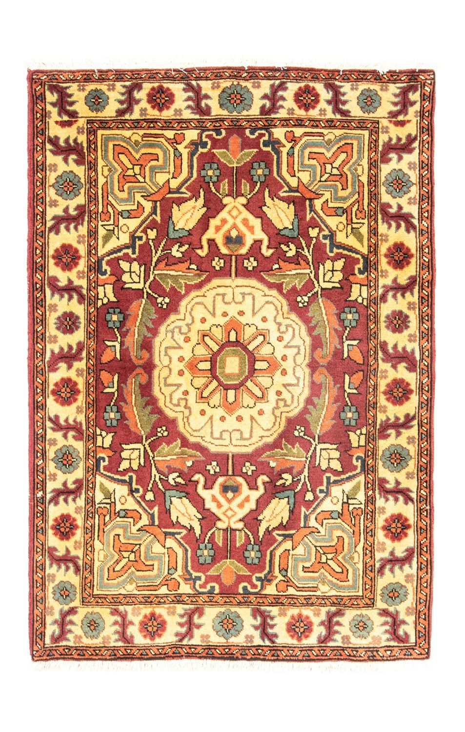 Alfombra persa - Nómada - 142 x 102 cm - marrón