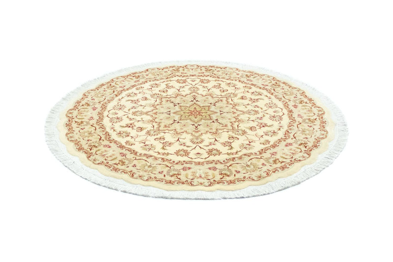 Alfombra Persa - Tabriz - Prima redondo  - 148 x 148 cm - beige