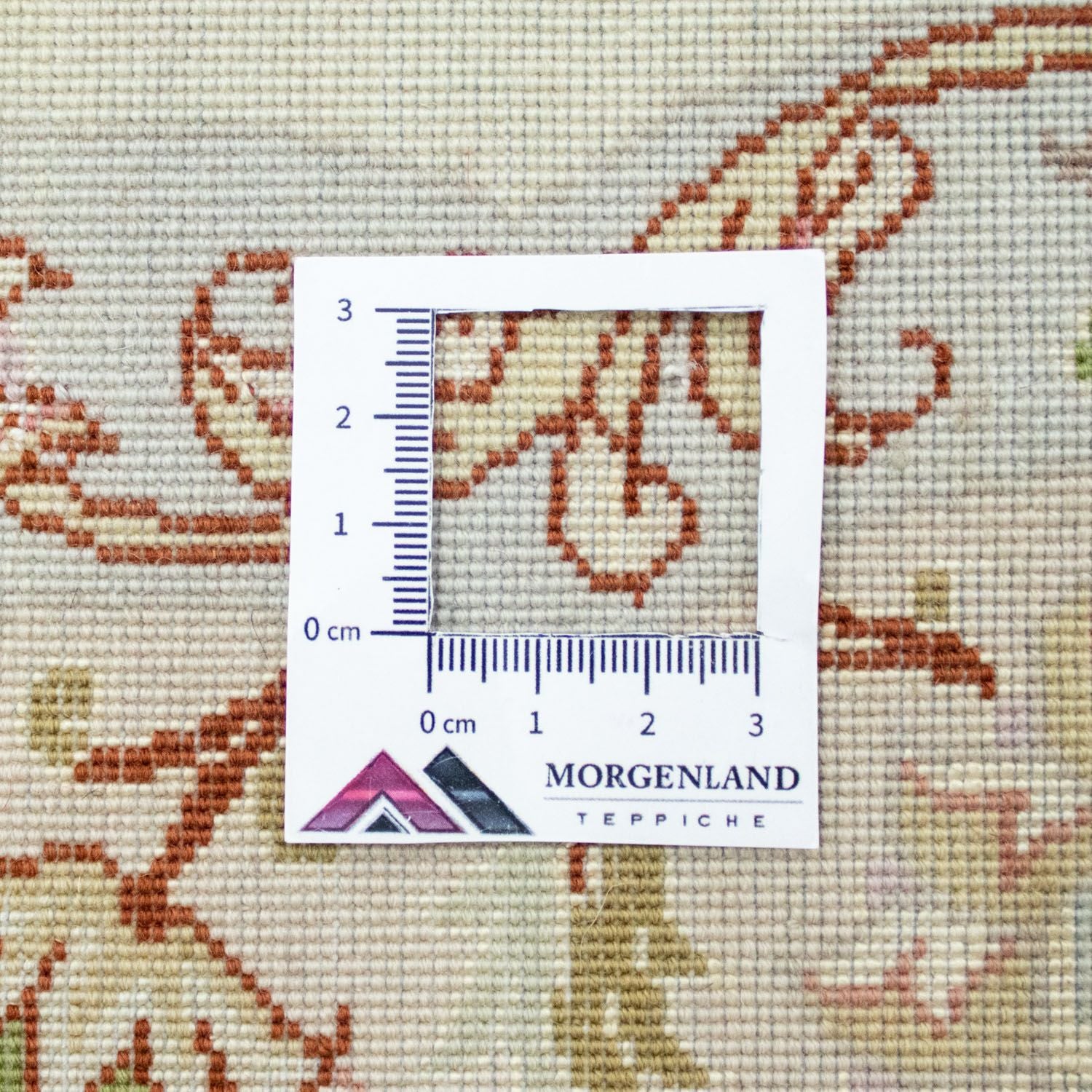 Alfombra Persa - Tabriz - Prima redondo  - 148 x 148 cm - beige