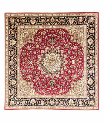Alfombra Persa - Tabriz - Prima - 264 x 249 cm - rojo