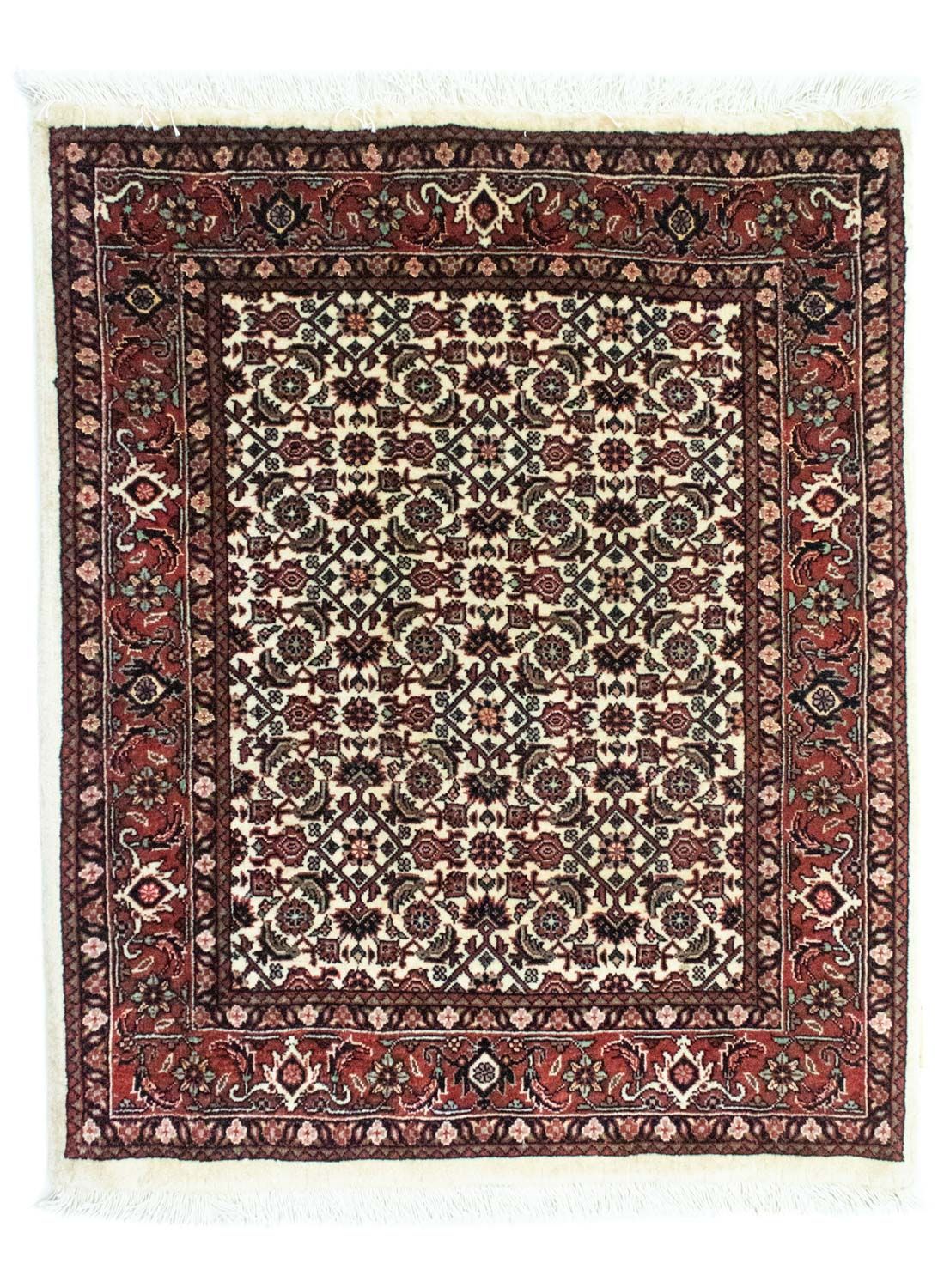 Alfombra persa - Bidjar - 85 x 70 cm - beige
