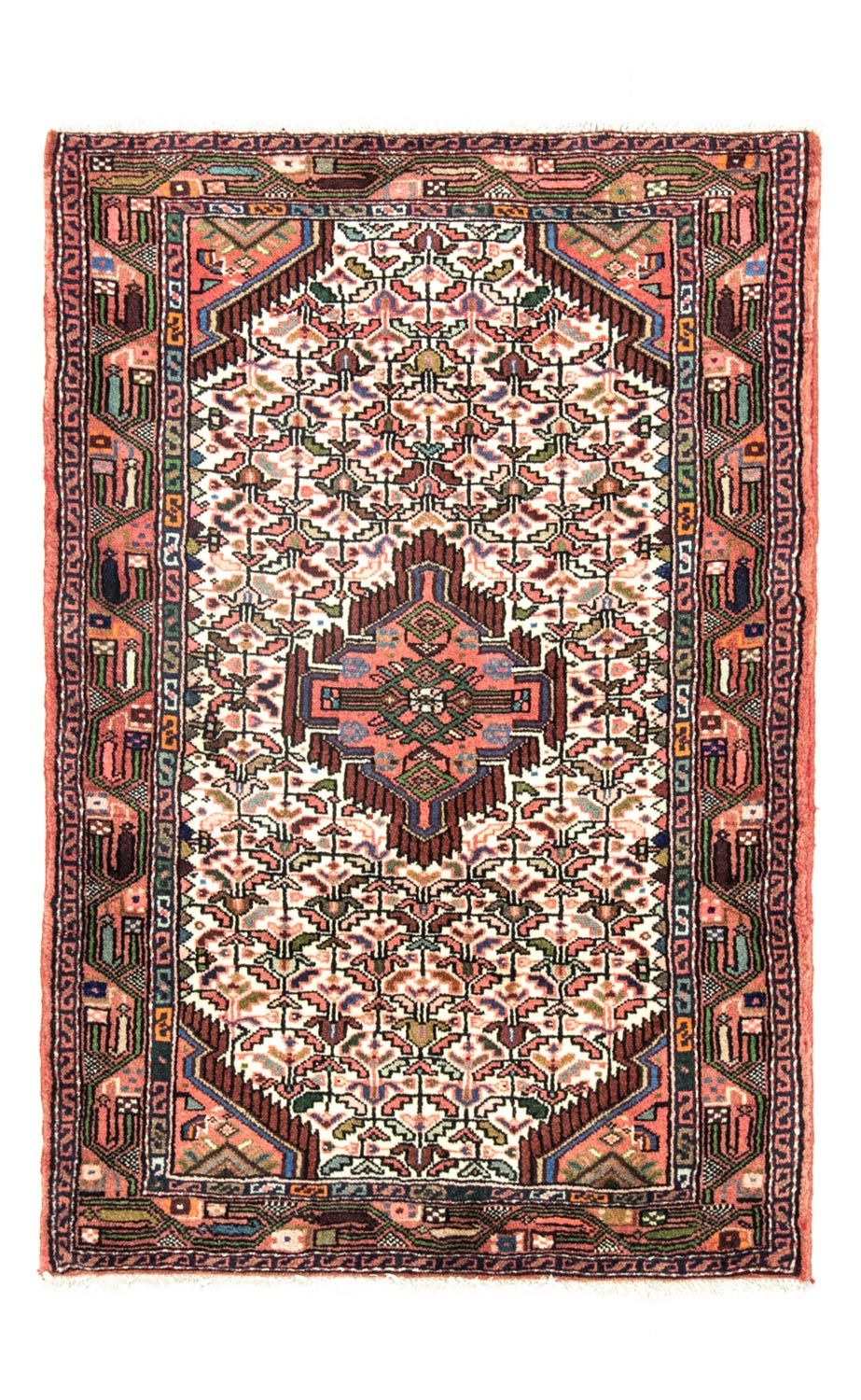 Alfombra persa - Nómada - 130 x 90 cm - beige