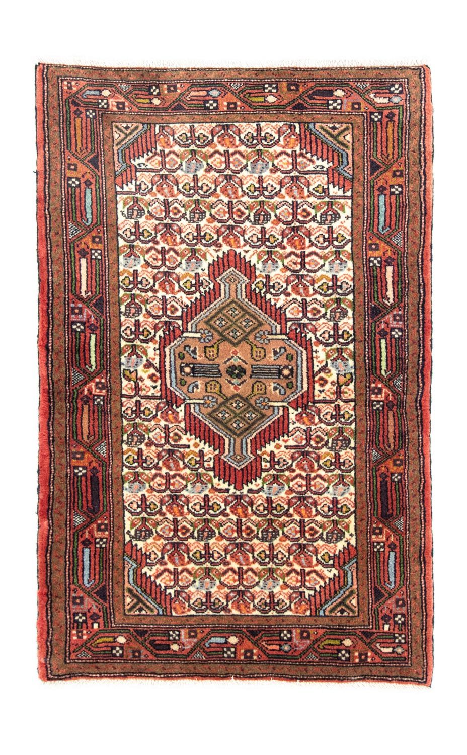 Alfombra persa - Nómada - 123 x 75 cm - beige