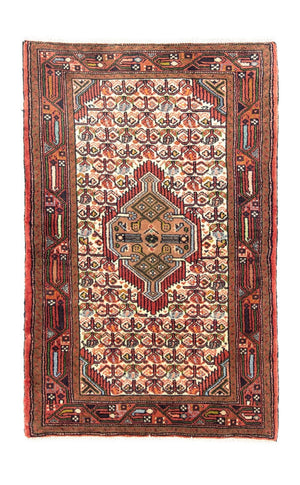 Alfombra persa - Nómada - 123 x 75 cm - beige