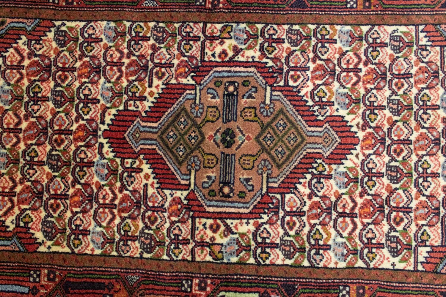 Alfombra persa - Nómada - 123 x 75 cm - beige