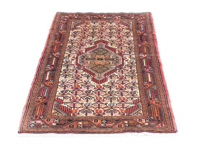 Alfombra persa - Nómada - 123 x 75 cm - beige