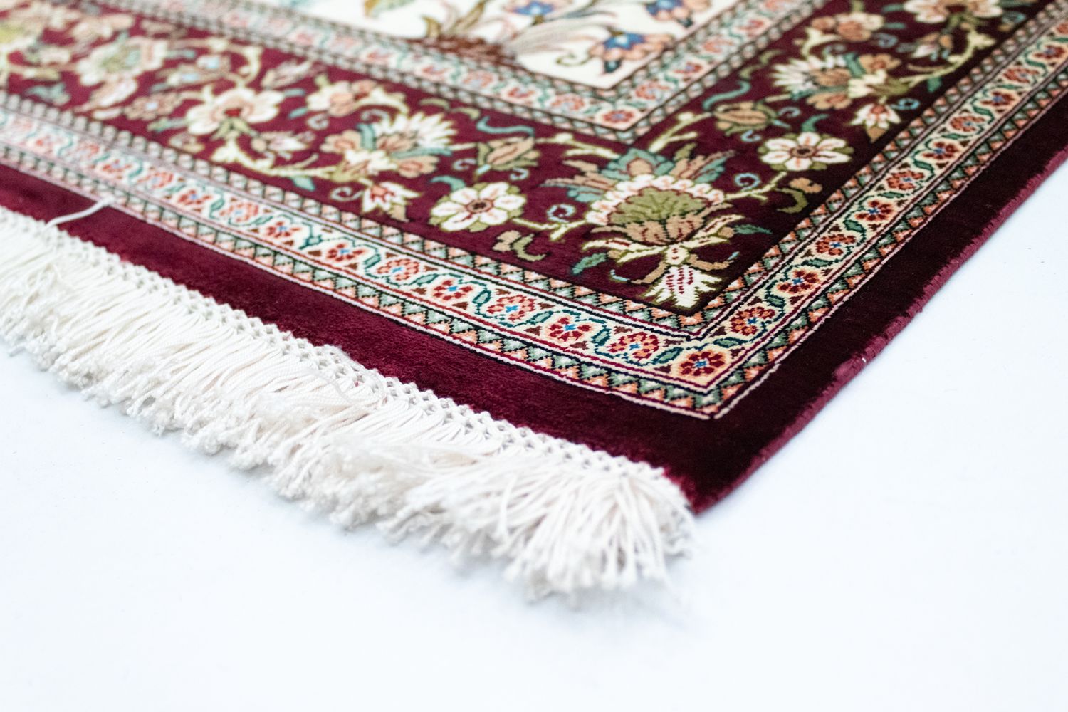 Alfombra de seda - Ghom Seda - Prima - 123 x 80 cm - beige