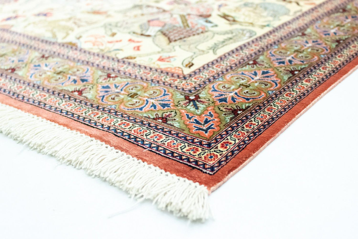 Qom seda Alfombra 121x77cm - Alfombra persa