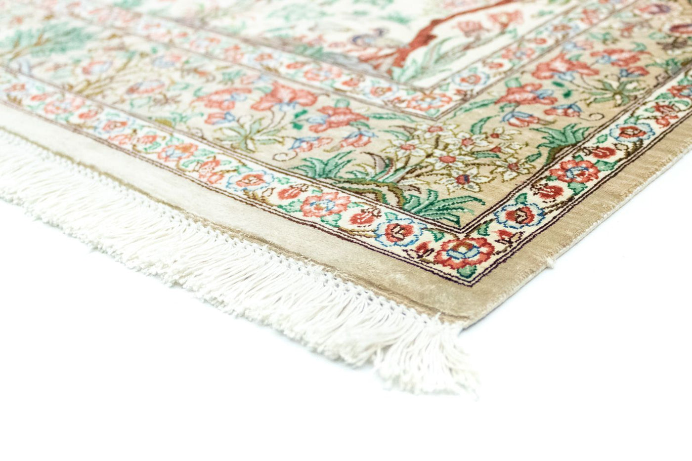 Qom seda Alfombra 122x80cm - Alfombra persa