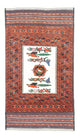Alfombra Belutsch - 157 x 90 cm - naranja