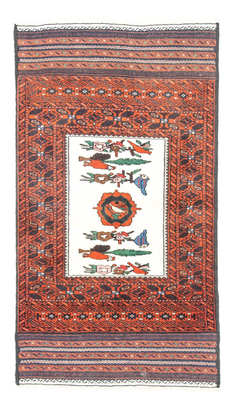 Alfombra Belutsch - 157 x 90 cm - naranja
