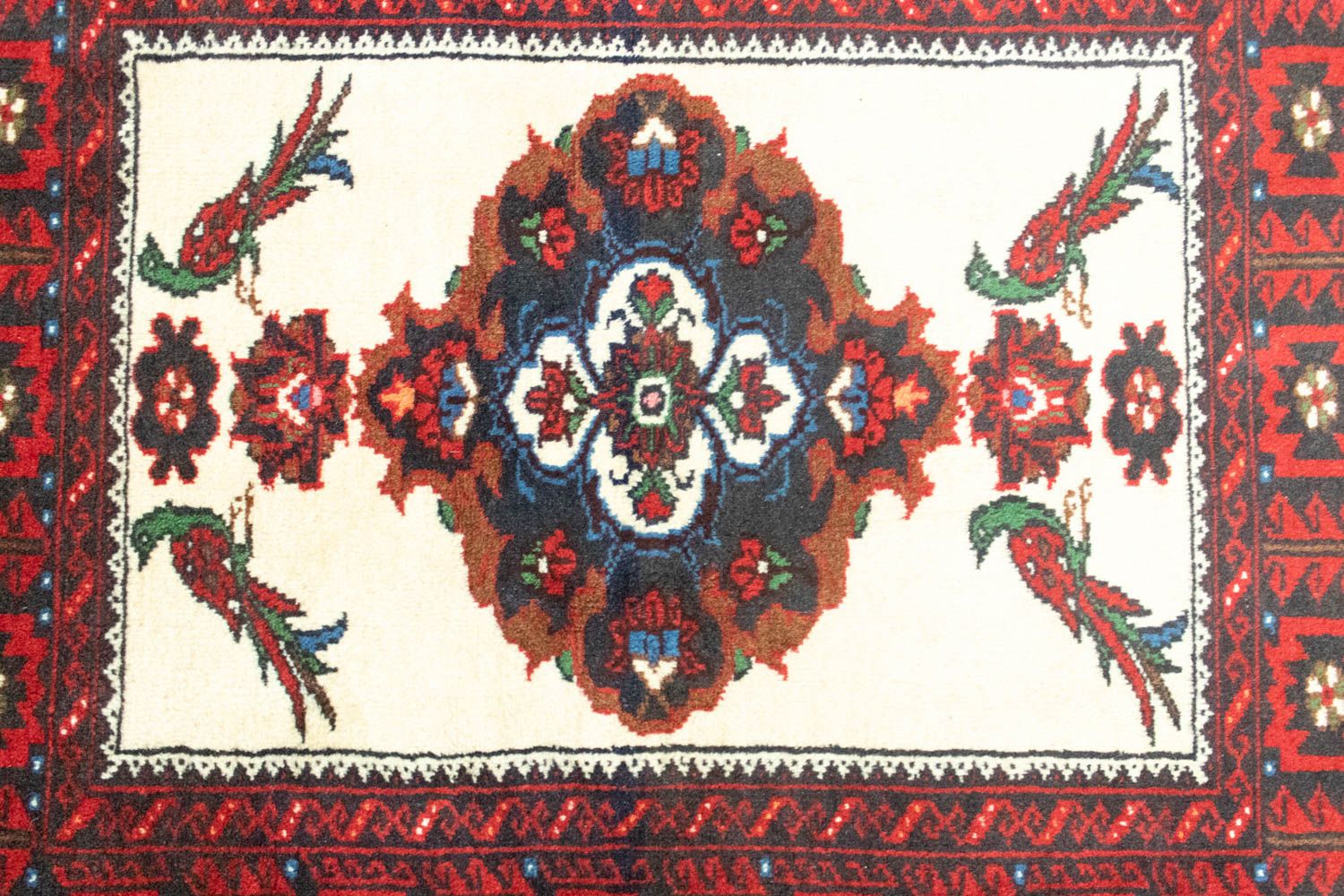 Alfombra Belutsch - 155 x 88 cm - rojo