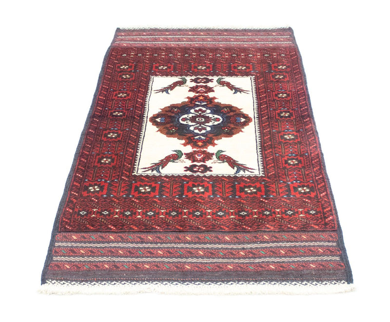 Alfombra Belutsch - 155 x 88 cm - rojo