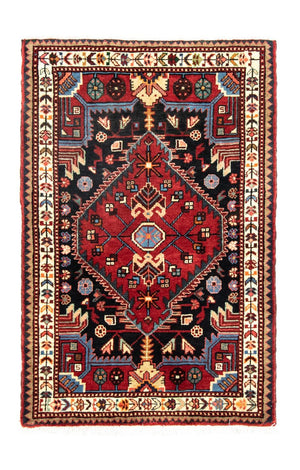 Alfombra persa - Nómada - 125 x 75 cm - azul
