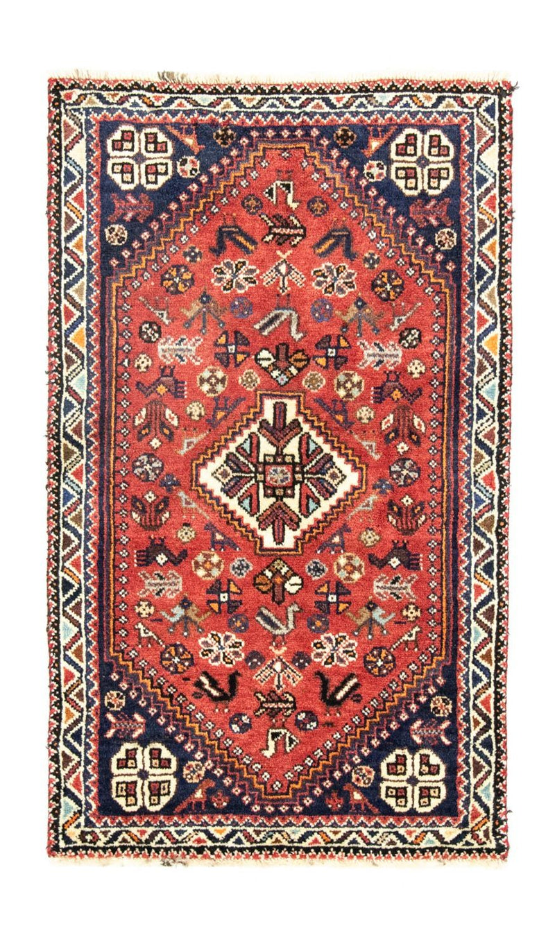 Alfombra persa - Nómada - 127 x 75 cm - rojo