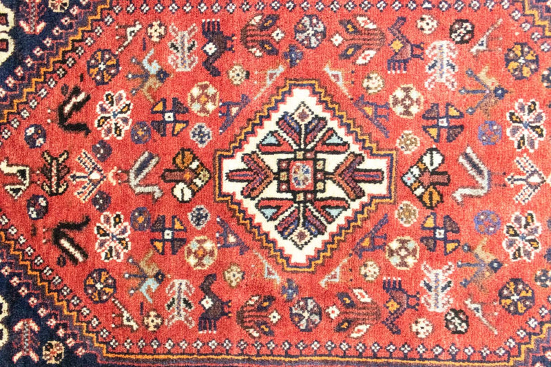 Alfombra persa - Nómada - 127 x 75 cm - rojo