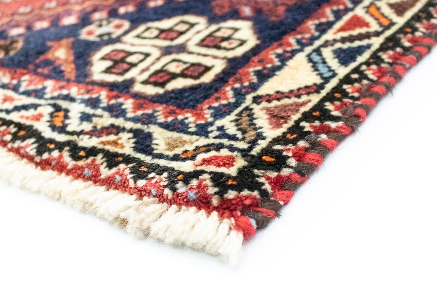 Alfombra persa - Nómada - 127 x 75 cm - rojo