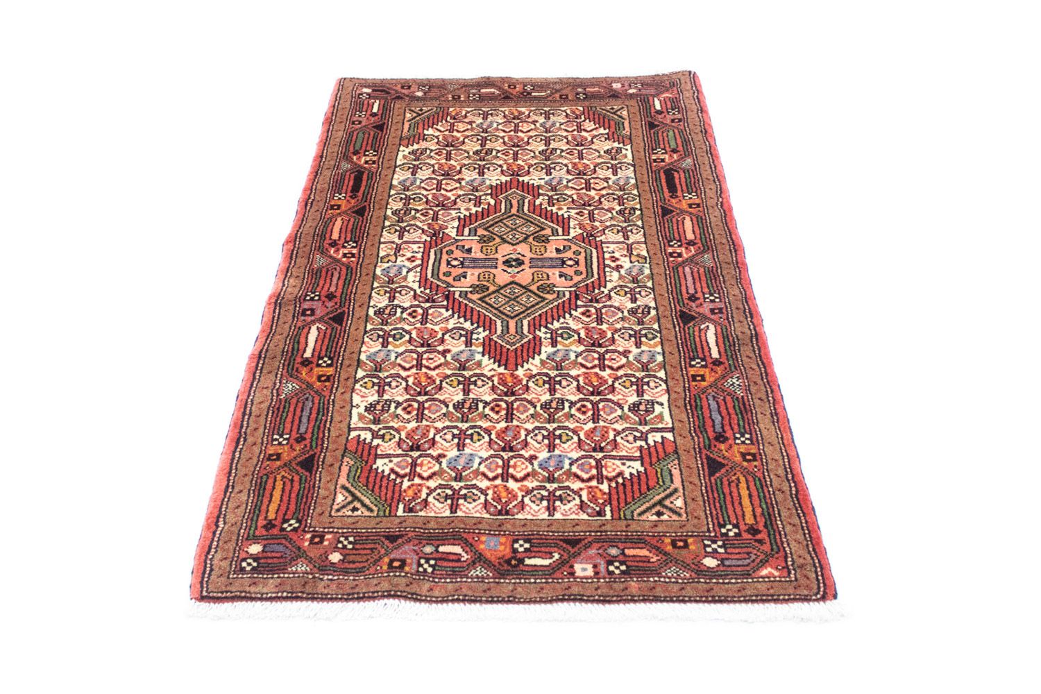 Alfombra persa - Nómada - 135 x 83 cm - marrón