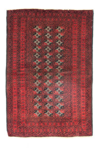 Alfombra Belutsch - 150 x 102 cm - rojo