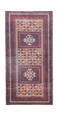 Alfombra Belutsch - 164 x 82 cm - azul
