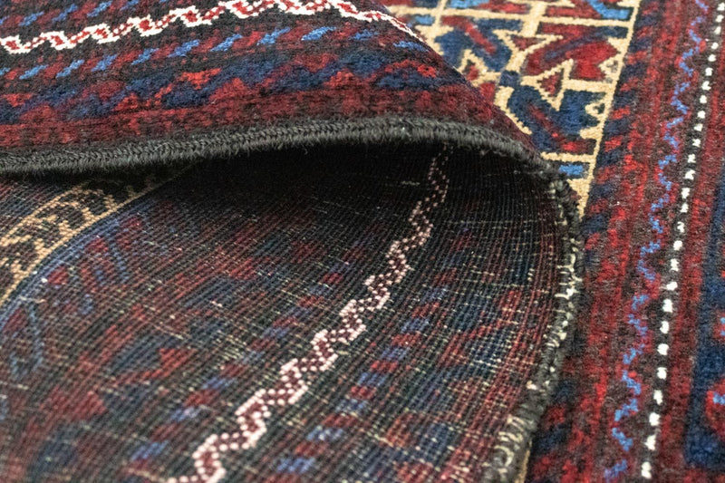 Alfombra Belutsch - 164 x 82 cm - azul