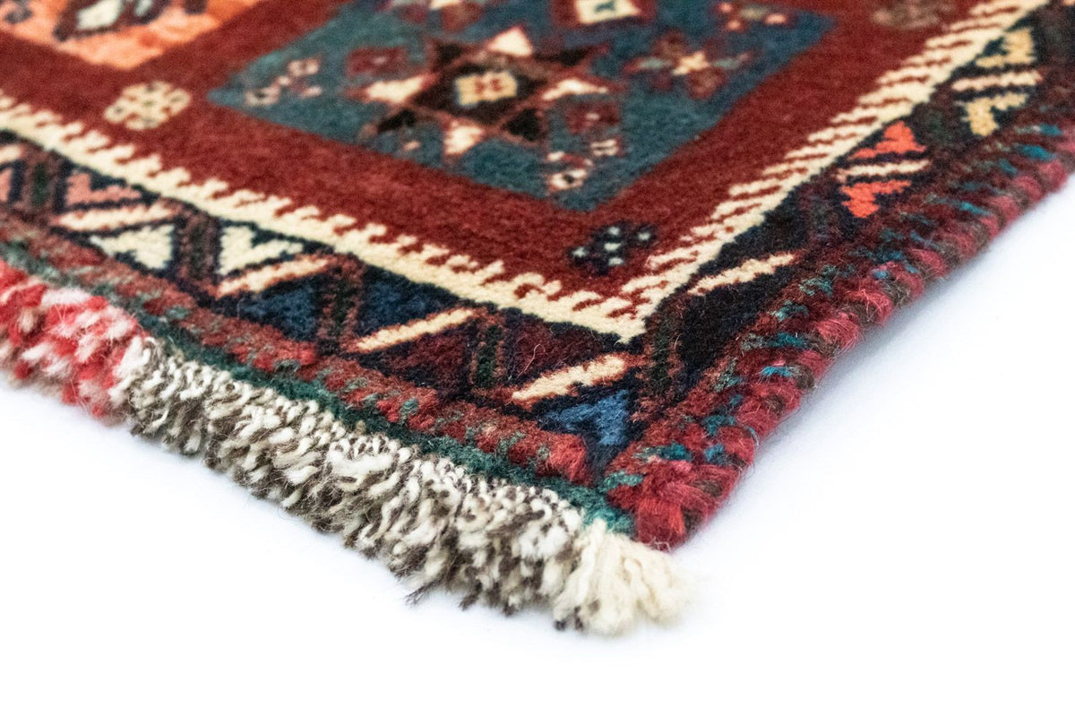 Alfombra persa - Nómada - 146 x 77 cm - multicolor