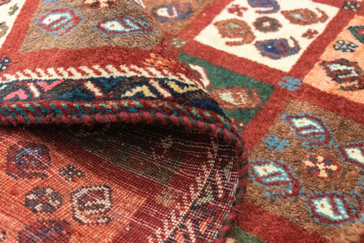 Alfombra persa - Nómada - 146 x 77 cm - multicolor