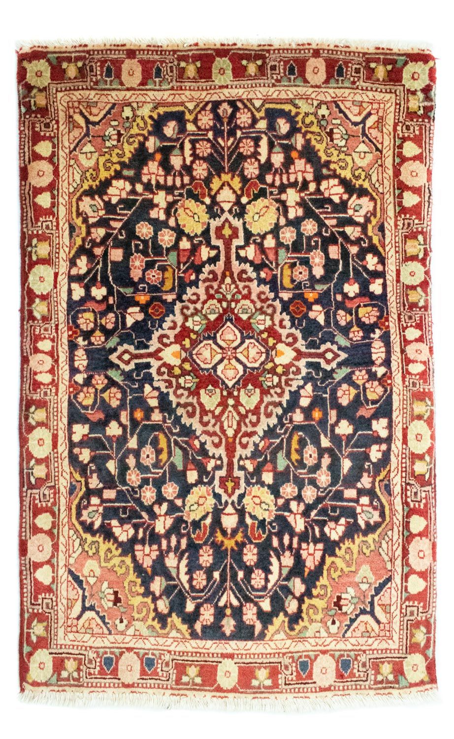 Alfombra persa - Clásica - 96 x 60 cm - azul