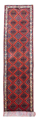 Alfombra de pasillo Alfombra persa - Nómada - 516 x 112 cm - rojo