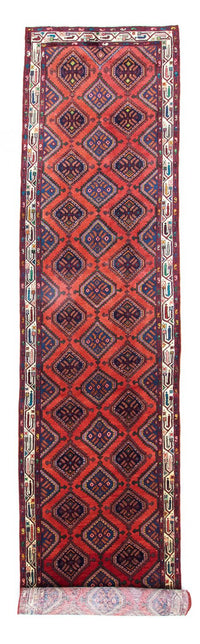 Alfombra de pasillo Alfombra persa - Nómada - 516 x 112 cm - rojo