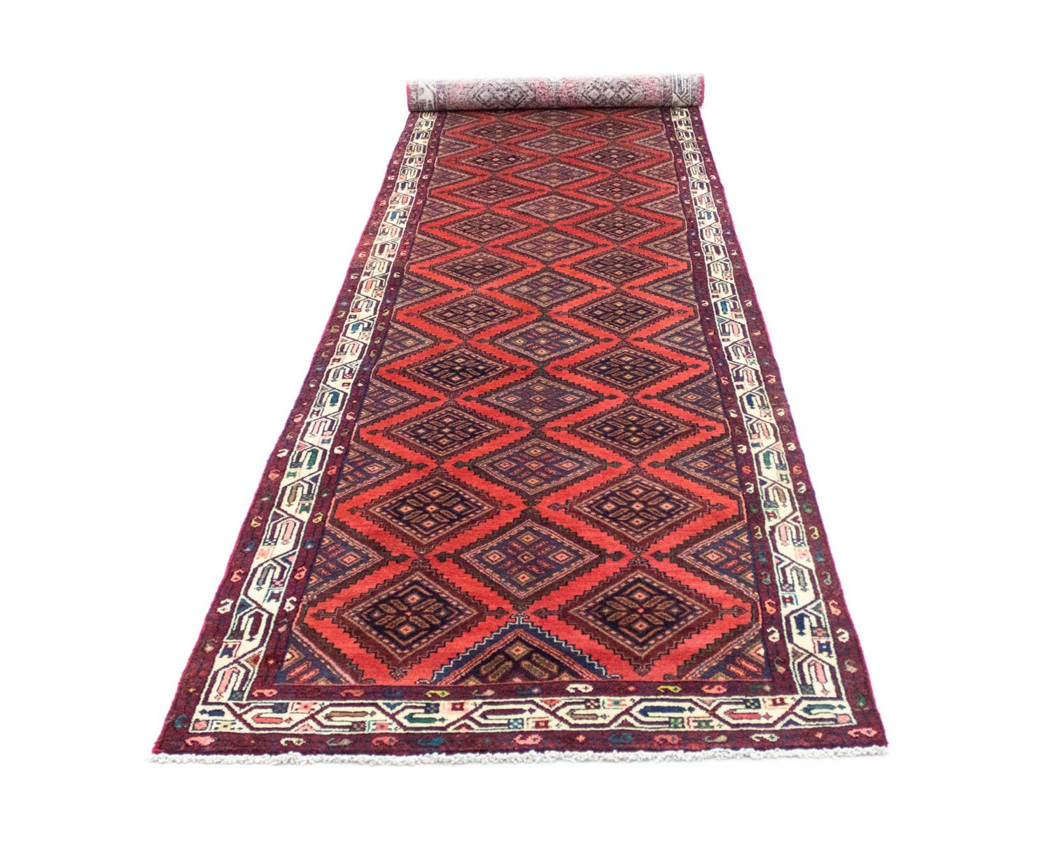 Alfombra de pasillo Alfombra persa - Nómada - 510 x 112 cm - rojo