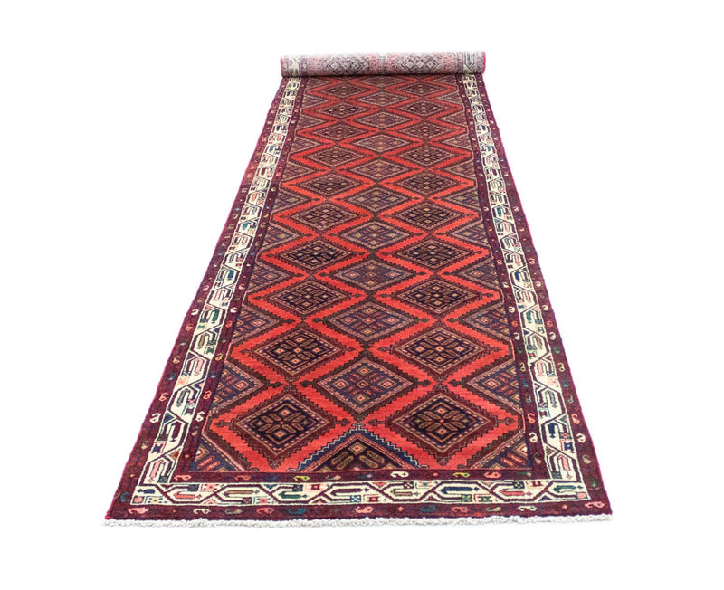 Alfombra de pasillo Alfombra persa - Nómada - 510 x 112 cm - rojo