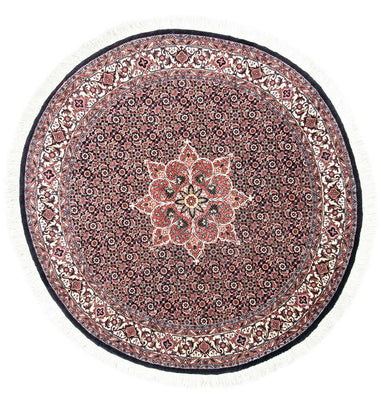 Alfombra persa - Bidjar redondo  - 155 x 155 cm - azul