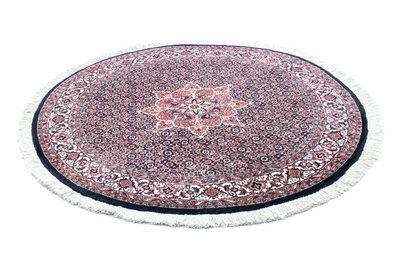 Alfombra persa - Bidjar redondo  - 155 x 155 cm - azul